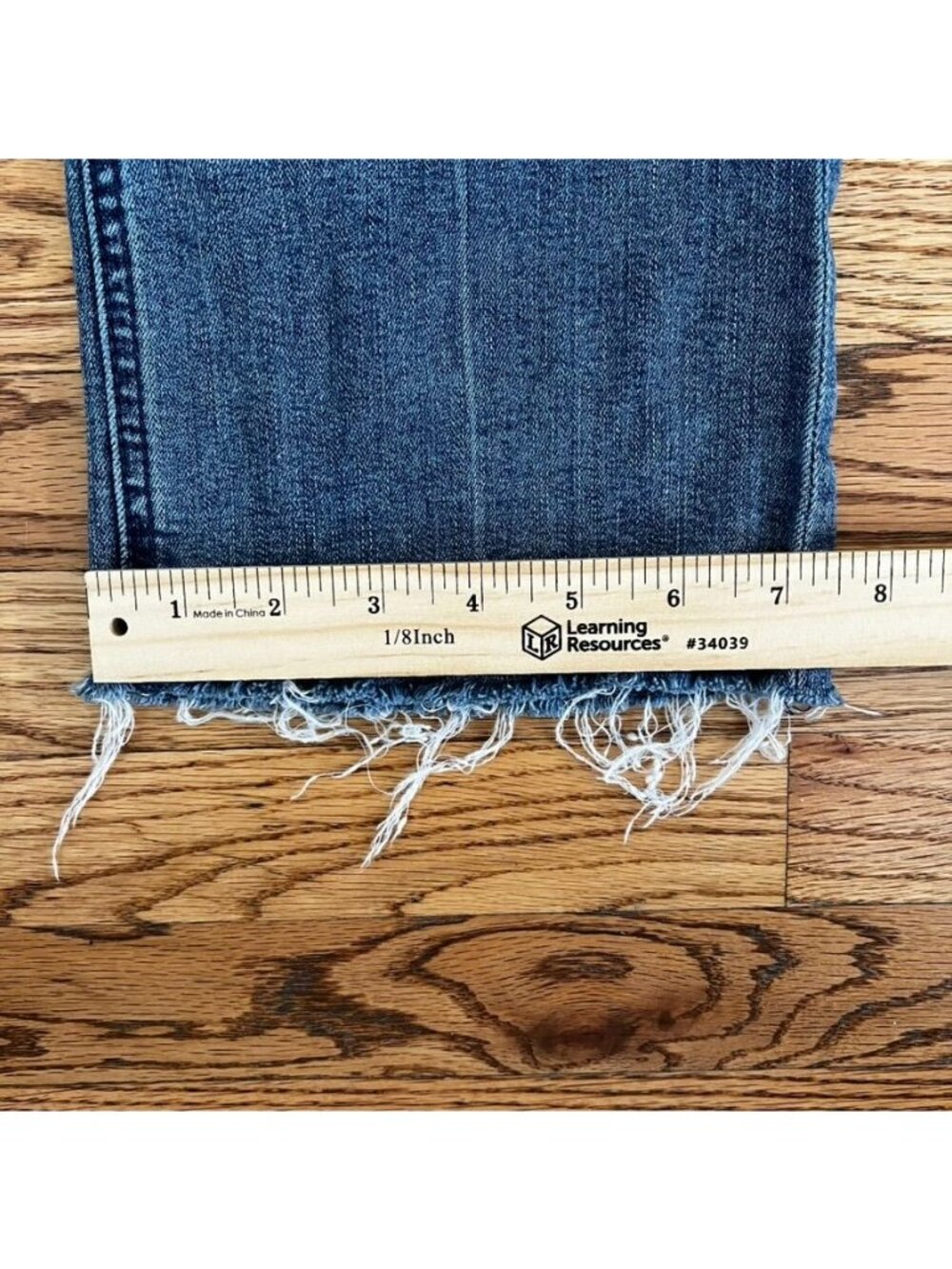 Mother Jeans Women's 27R Tripper Ankle Fray High-Rise Button Fly Raw Hem - Picture 13 of 16